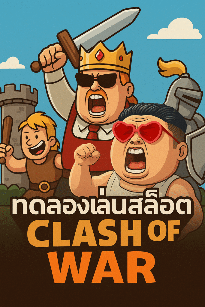 ทดลองเล่นสล็อต Clash of War เกมธีมสงครามแฟนตาซีสุดมันส์จากค่ายดัง!
