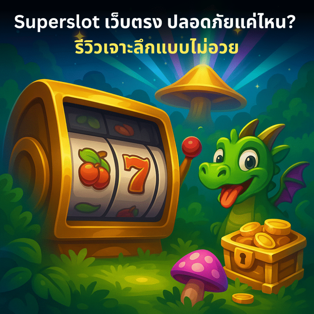 Superslot เว็บตรง ปลอดภัยแค่ไหน? รีวิวเจาะลึกแบบไม่อวย
